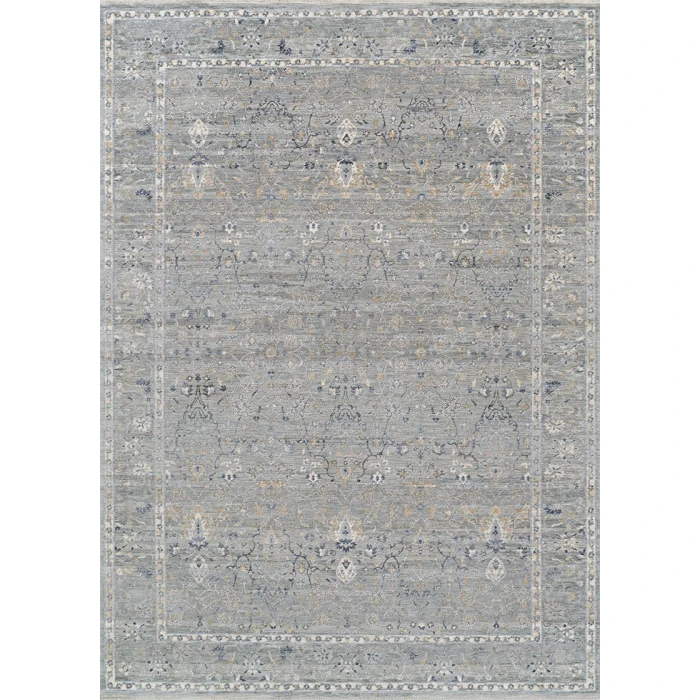 Couristan Couture Dusty Grey /Beige 6799/3775 7 ft. 10 in. X 10 ft. 9 in. Rectangle Rug