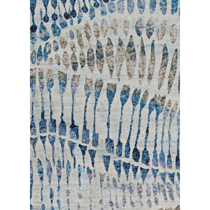 Couristan Easton Charles 6' x 9' Bone/Blue/Multi Area Rug