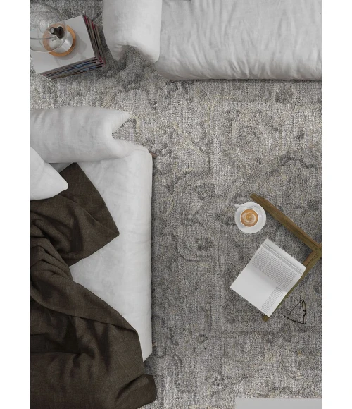 Couristan JULIET FOG GREY 6927_3222 9ft.x 12ft. Rect. Rug