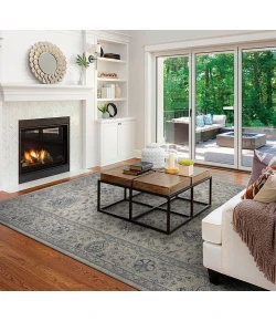 Couristan Sultan Treasures Charcoal 7185/5789 3 ft. 11 in. X 5 ft. 3 in. Rectangle Rug