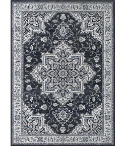 Couristan Sultan Treasures Harish Charcoal Area Rug 2 ft. 7 in. X 7 ft. 10 in. Rectangle