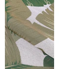 Couristan Dolce Palm Lily 4' x 6' Huntr Green/Ivory Area Rug