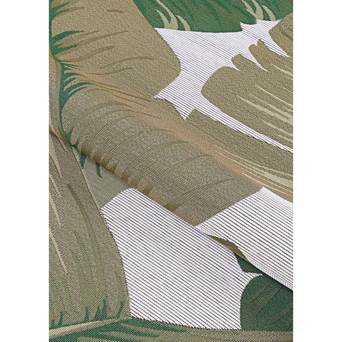 Couristan Dolce Palm Lily 5' x 8' Huntr Green/Ivory Area Rug