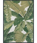Couristan Dolce Palm Lily 4' x 6' Huntr Green/Ivory Area Rug