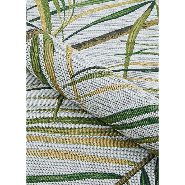 Couristan Dolce  Bamboo Forest 4' x 6' Frost Area Rug
