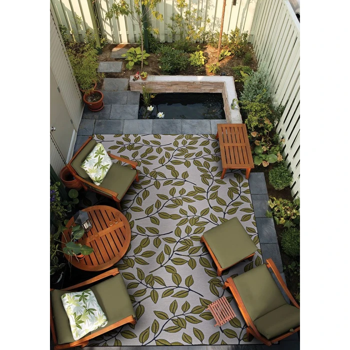 Couristan Dolce Ivory Olive 7512/0045 2 ft. 3 in. X 7 ft. 10 in. Rectangle Rug