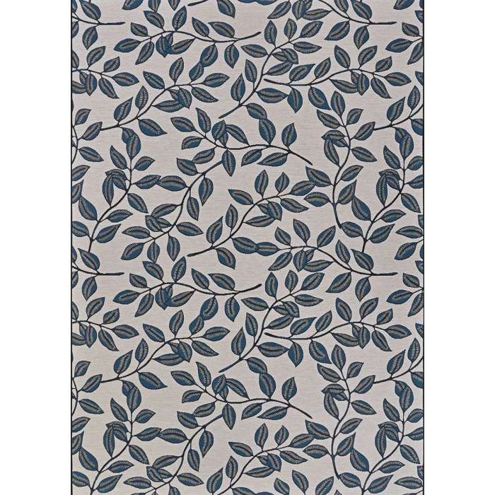 Couristan Dolce Ivory Slate Blue 7512/0845 2 ft. 3 in. X 7 ft. 10 in. Rectangle Rug