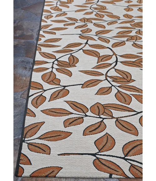 Couristan Dolce Ivory Terracotta 7512/1345 4 ft. X 5 ft. 10 in. Rectangle Rug