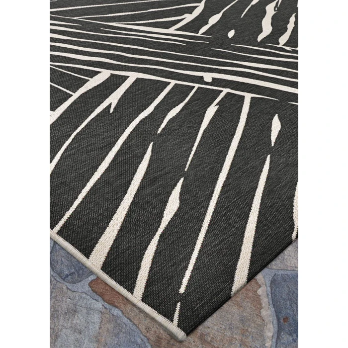 Couristan Dolce Charcoal 7515/2102 5 ft. 3 in. X 7 ft. 6 in. Rectangle Rug