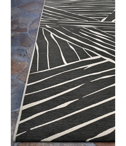 Couristan Dolce Charcoal 7515/2102 4 ft. X 5 ft. 10 in. Rectangle Rug