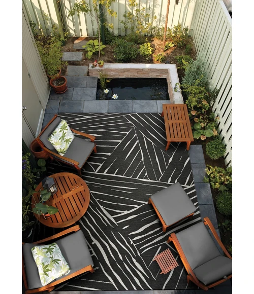Couristan Dolce Charcoal 7515/2102 4 ft. X 5 ft. 10 in. Rectangle Rug
