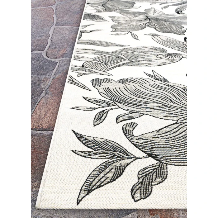 Couristan Dolce Snow 7517/0001 5 ft. 3 in. X 7 ft. 6 in. Rectangle Rug