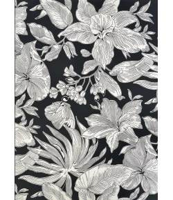 Couristan Dolce Nero 7517/2102 5 ft. 3 in. X 7 ft. 6 in. Rectangle Rug