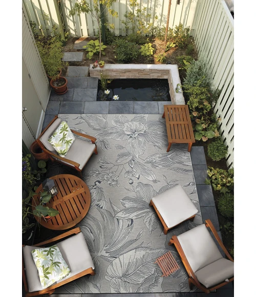 Couristan Dolce Argento 7517/5001 5 ft. 3 in. X 7 ft. 6 in. Rectangle Rug