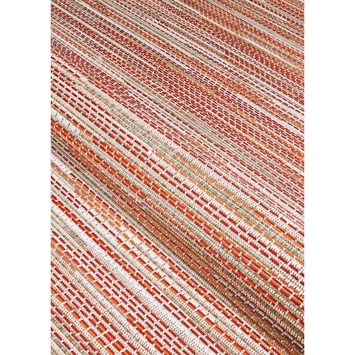 Couristan Monaco Alassio 8' Runner Sand/Maroon/Salmon Area Rug
