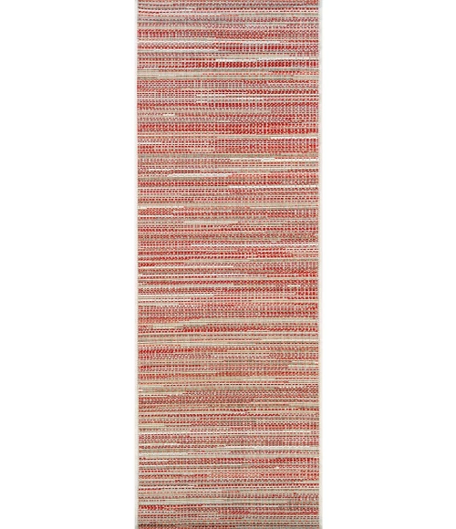 Couristan Monaco Alassio 8' x 11' Sand/Maroon/Salmon Area Rug