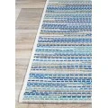 Couristan Monaco Alassio 4' x 6' Sand/Azure/Turquoise Area Rug