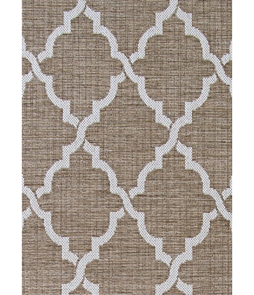 Couristan Monaco Ocean Port 6' x 9' Taupe/Sand Area Rug