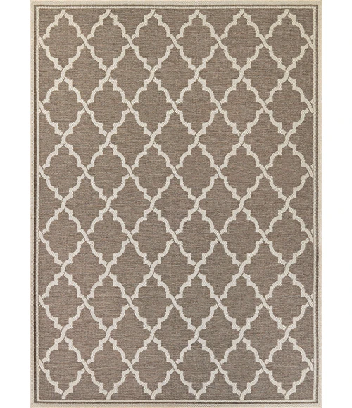 Couristan Monaco Ocean Port 6' x 9' Taupe/Sand Area Rug