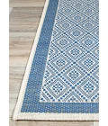 Couristan Monaco Sea Pier 6' x 9' Sand/Azure Area Rug