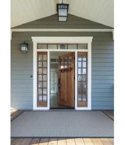 Couristan Monaco Sea Pier Sand/Azure Area Rug 5 ft. 10 in. X 9 ft. 2 in. Rectangle