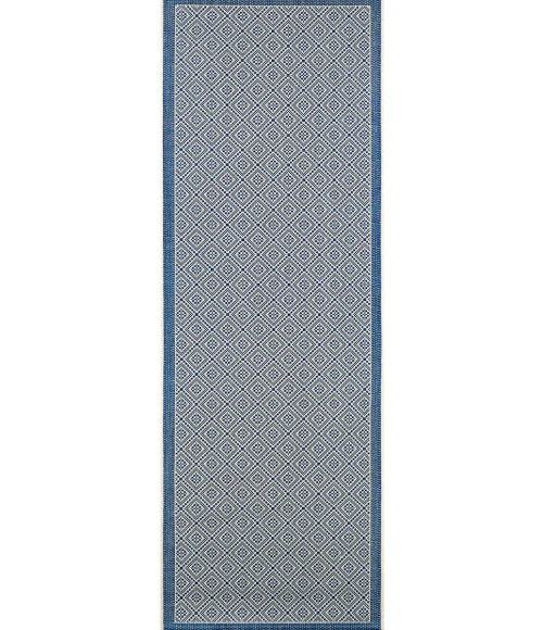 Couristan Monaco Sea Pier 6' x 9' Sand/Azure Area Rug
