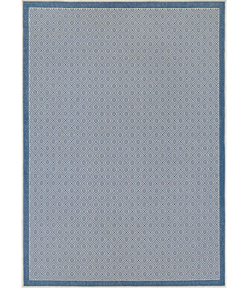 Couristan Monaco Sea Pier 6' x 9' Sand/Azure Area Rug