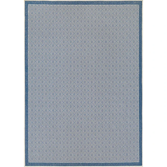 Couristan Monaco Sea Pier 8' Runner Sand/Azure Area Rug