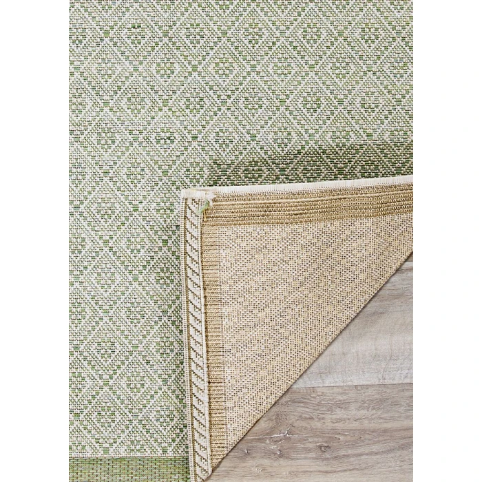 Couristan Monaco Sea Pier 2' x 4' Sand/Sea Mist Area Rug