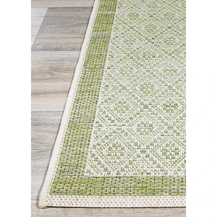 Couristan Monaco Sea Pier 2' x 4' Sand/Sea Mist Area Rug