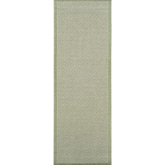 Couristan Monaco Sea Pier 2' x 4' Sand/Sea Mist Area Rug