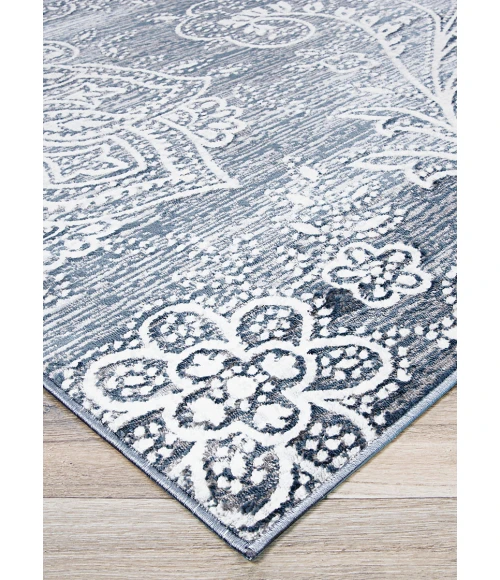 Couristan Nirvana Topiary 3' x 5' Greystone Area Rug