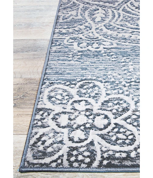Couristan Nirvana Topiary 3' x 5' Greystone Area Rug