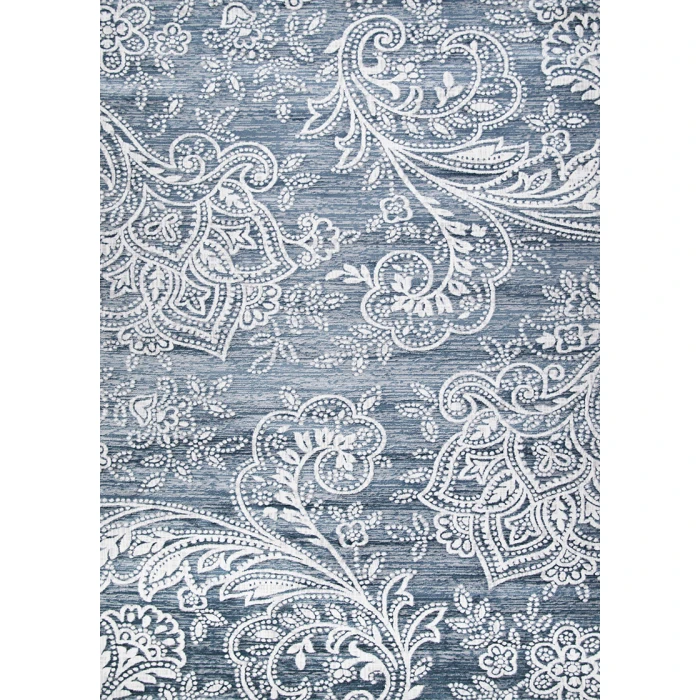 Couristan Nirvana Topiary 6' x 9' Greystone Area Rug