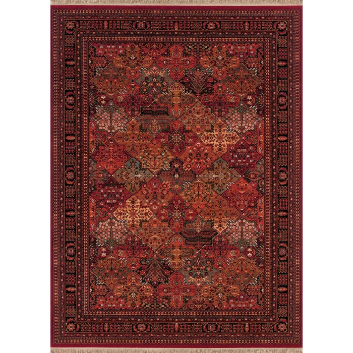 Couristan Kashimar Imperial Baktiari 9' Runner Antique Red Area Rug