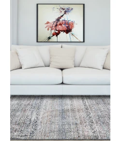 Couristan Luxor Multi/Antique Beige Greystone 8152/0130 2 ft. 2 in. X 8 ft. 11 in. Rectangle Rug