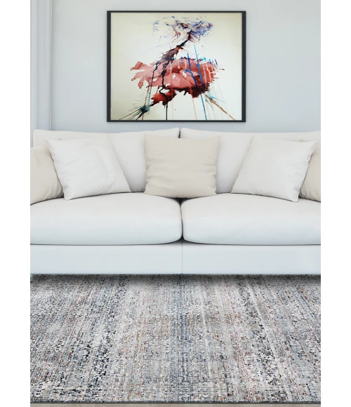 Couristan Luxor Campagne 4' x 6' Multi/Antique Beige Greystone Area Rug