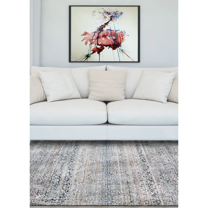 Couristan Luxor Campagne 4' x 6' Multi/Antique Beige Greystone Area Rug