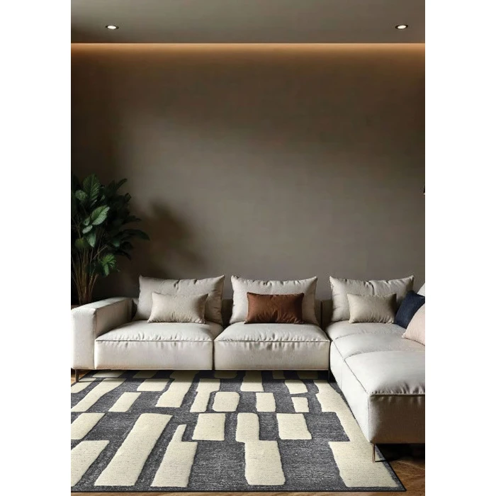 Couristan LOTUS OBSIDIAN 8221_2011 9ft.x 12ft. Rect. Rug