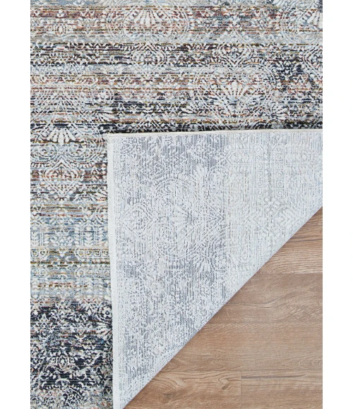 Couristan Luxor Barocco 8' x 11' Multi/Antique Beige Pewter Area Rug