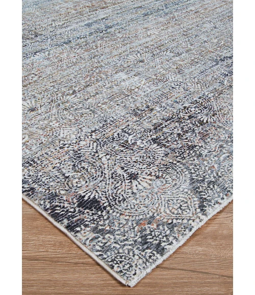 Couristan Luxor Barocco 8' x 11' Multi/Antique Beige Pewter Area Rug