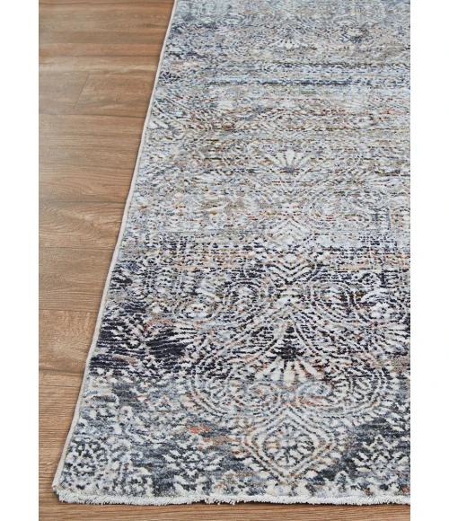 Couristan Luxor Barocco 8' x 11' Multi/Antique Beige Pewter Area Rug