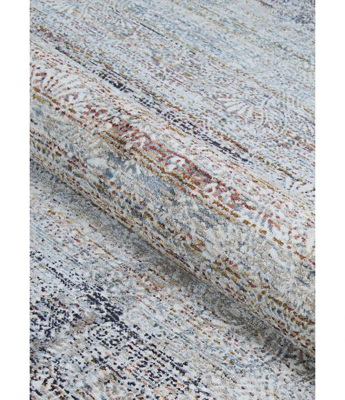 Couristan Luxor Barocco 8' x 11' Multi/Antique Beige Pewter Area Rug