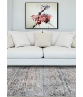 Couristan Luxor Barocco 8' x 11' Multi/Antique Beige Pewter Area Rug
