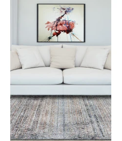 Couristan Luxor Multi/Antique Beige Pewter 8283/0140 2 ft. 2 in. X 8 ft. 11 in. Rectangle Rug