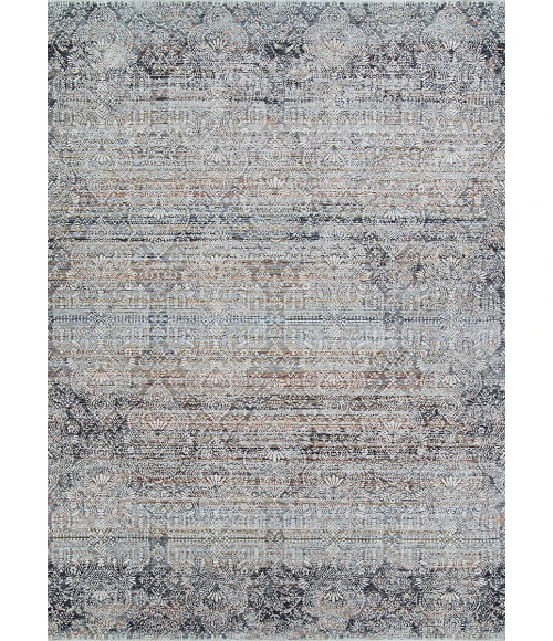 Couristan Luxor Barocco 8' x 11' Multi/Antique Beige Pewter Area Rug