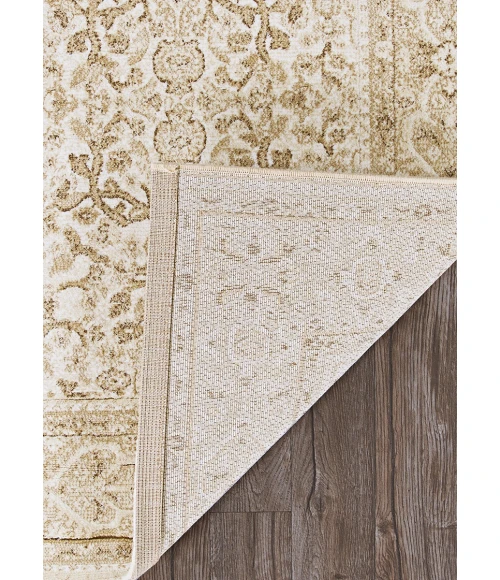 Couristan Marina St. Tropez 2' x 4' Champagne/Pearl Area Rug