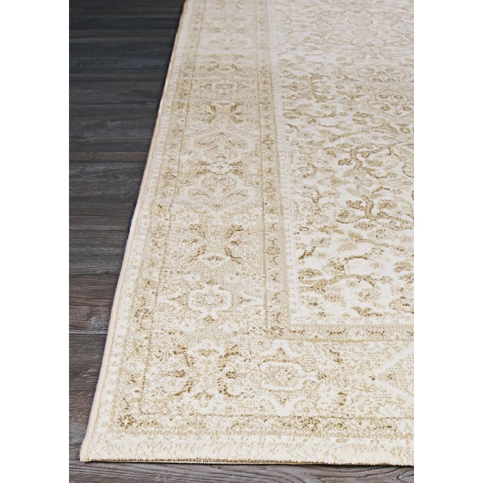 Couristan Marina St. Tropez 4' x 6' Champagne/Pearl Area Rug