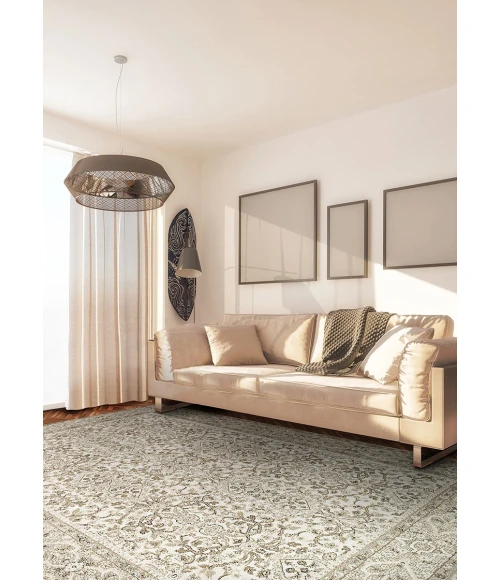 Couristan Marina St. Tropez 2' x 4' Champagne/Pearl Area Rug