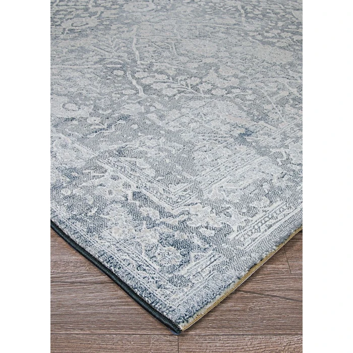Couristan Marina Lillian 2' x 4' Slate Blue/Oyster Area Rug